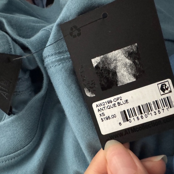 NWT ATM Anthony Thomas Melillo
Jersey Mini Dress
X-Small, ANTIQUE BLUE - Picture 3 of 3